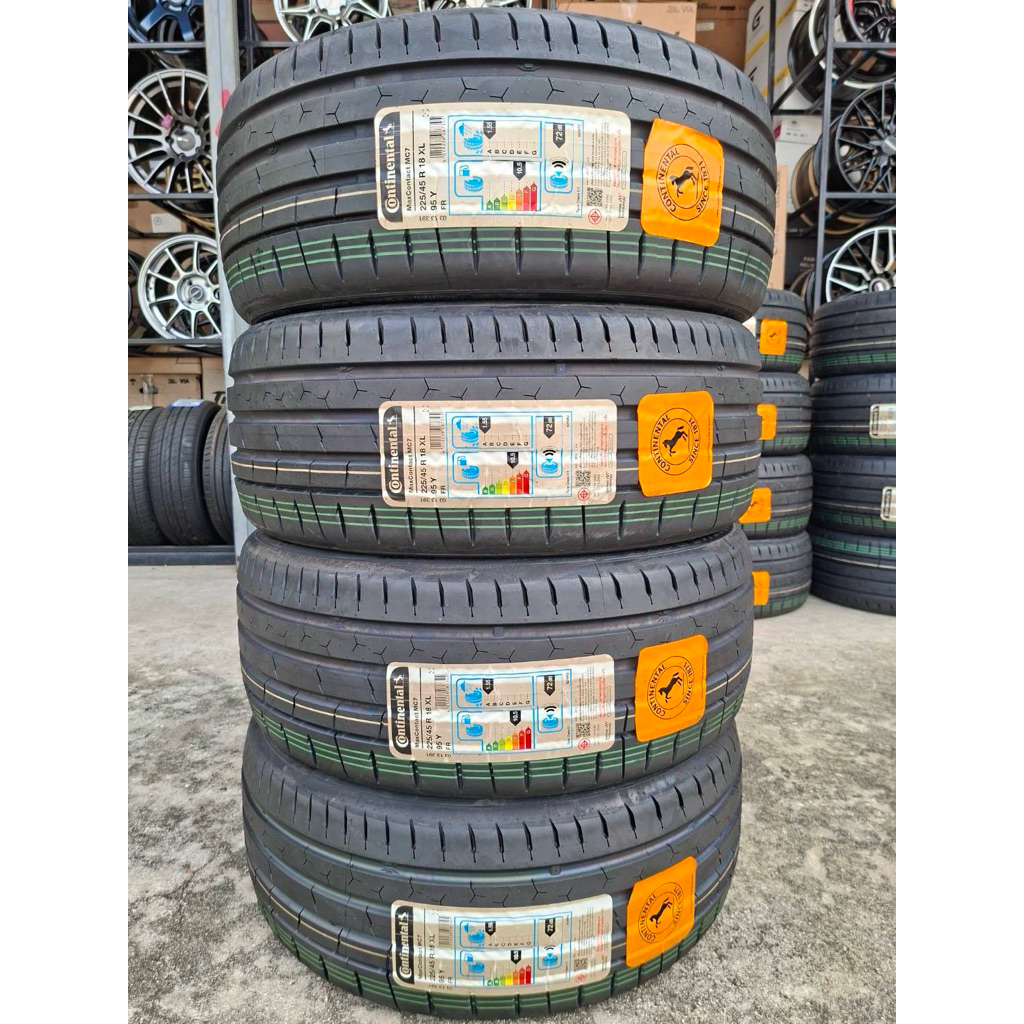 🚗🚓Continental 225/45/18 MC7 ยางใหม่ปี25