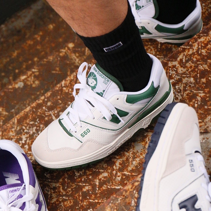 【ของแท้ 100%】รองเท้า New Balance NB 550 รองเท้าลำลอง รองเท้าผู้ชาย/ผู้หญิง - รูปที่ 5