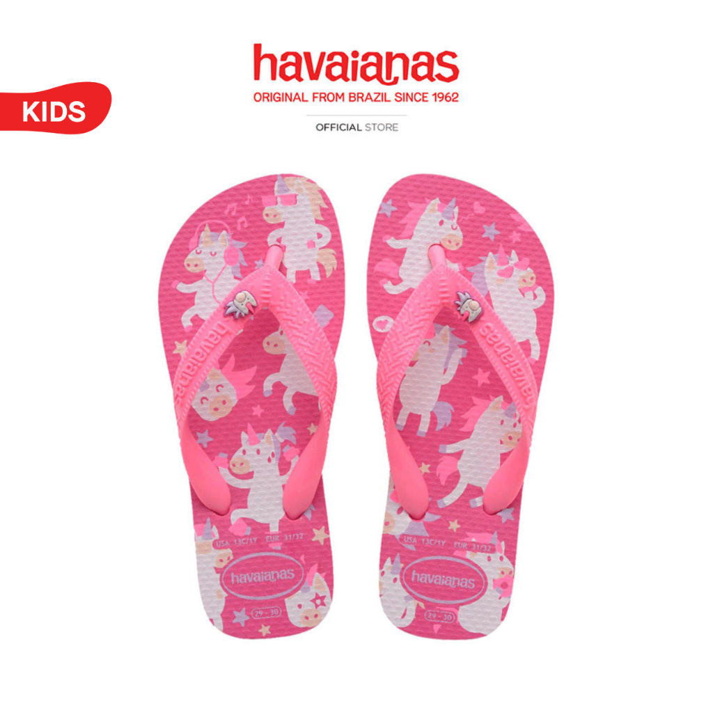 HAVAIANAS รองเท้าแตะเด็ก Kids Fantasy Flip Flops PINK 41034055784K_H4PIXX