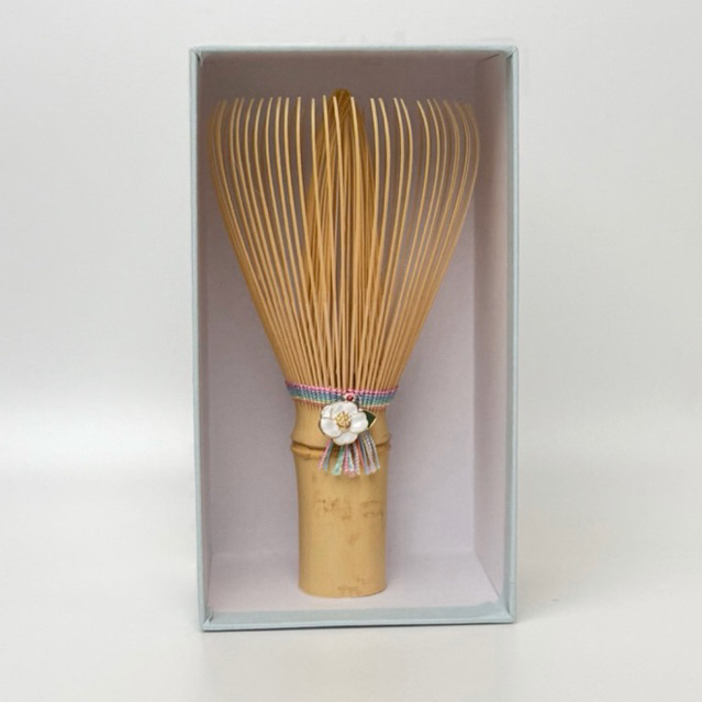 Suikaen Tsubaki Takayama Chasen Matcha Whisk White Bamboo