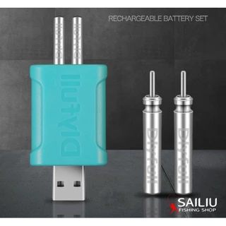ถ่านใส่ทุ่นไฟ ที่ชาร์จถ่านUSB ใส่ทุ่นไฟ CR316 / CR425 ของแท้100% ชิงหลิว สปิ๋ว สำหรับตกปลา (มีสินค้าพร้อมส่งในไทย)
