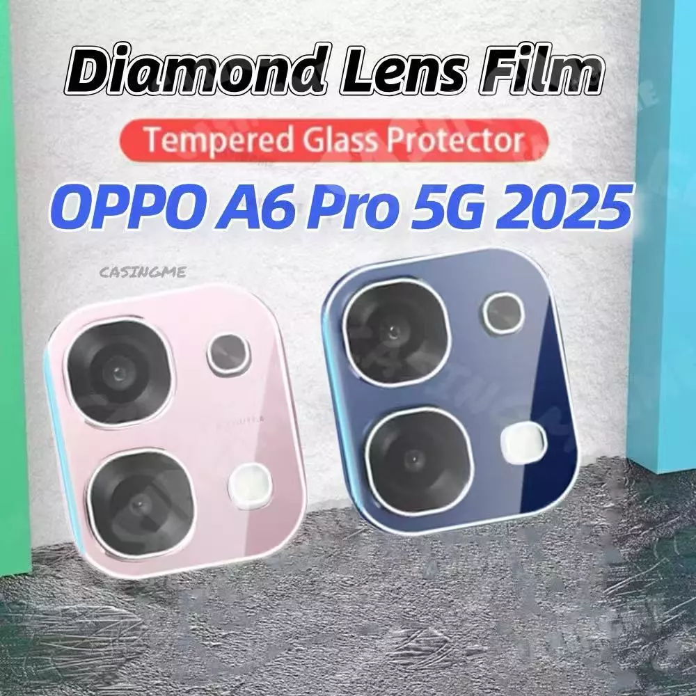 ฟิล์มกระจกกันรอย เลนส์กล้อง Oppo A6Pro A5I A3 A3X A3Pro A60 A18 A38 A58 A78 A78 4G A98 Reno 12 Pro เลนส์กล้อง เต็มเลนส์