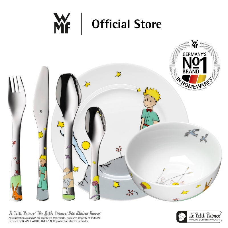 WMF ชุดช้อนส้อมเด็กสแตนเลส 6 ชิ้น รุ่นเจ้าชายน้อย Kids cutlery set The Little Prince 6-piece