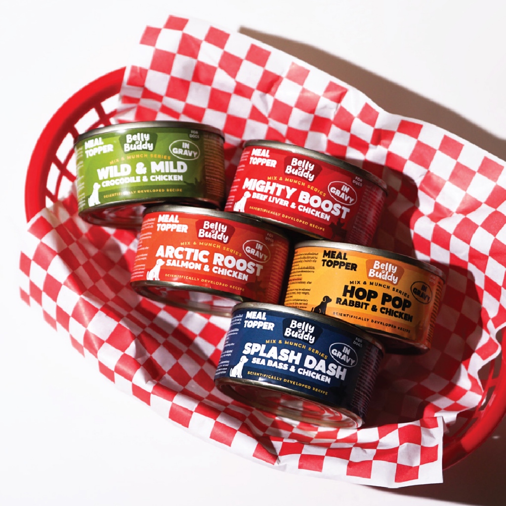 Belly Buddy Mix & Munch Meal Topper ท๊อปปิ้งอาหารสุนัข ขนาด80g