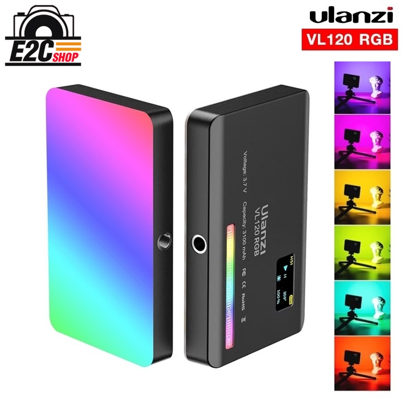 ULANZI LED VIDEO LIGHT VL120 RGB ไฟLEDขนาดเล็ก