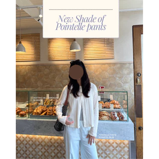 Pointelle pants กางเกงขายาวผ้าฉลุ*พร้อมส่ง*