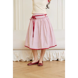 Cutie.Colors Mika Skirt กระโปรงระบายผูกโบว์