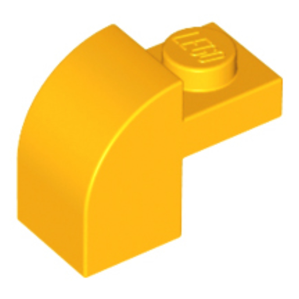 [270] ชิ้นส่วนเลโก้ Lego Part Slope, Curved 2 x 1 x 1 1/3 with Recessed Stud (6091, 32807) ราคา/ชิ้น