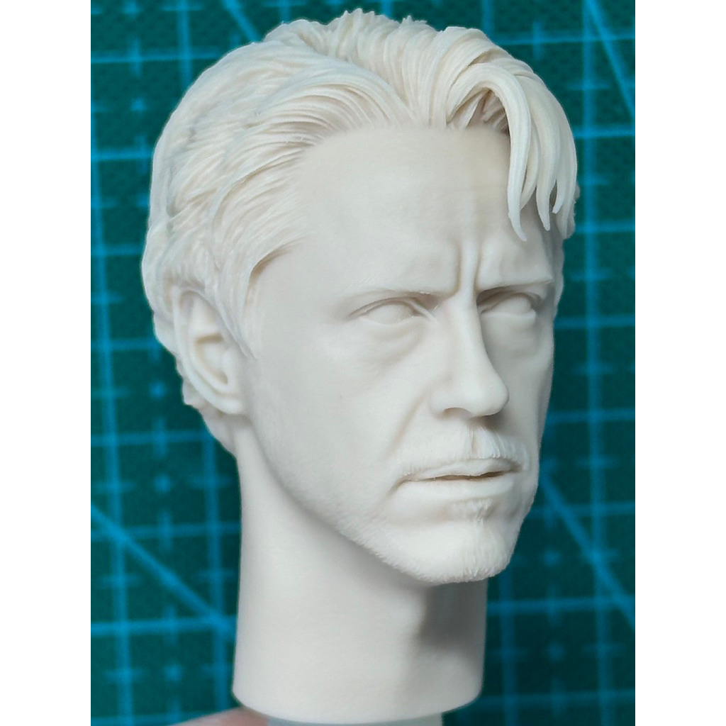 Unpainted head sculpt 1/6 ironman คุณภาพสูง