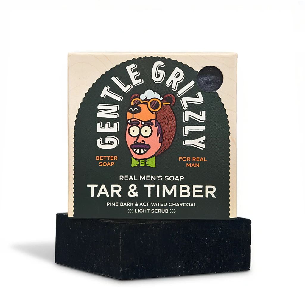 สบู่ก้อน Gentle Grizzly Soap: Tar and Timber