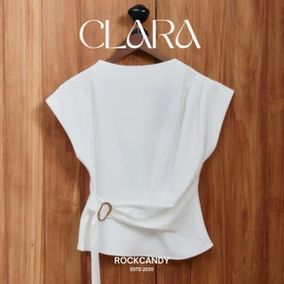 Clara top เสื้อคอปีนไหล่ล้ำ ✨🤍🫶🏻