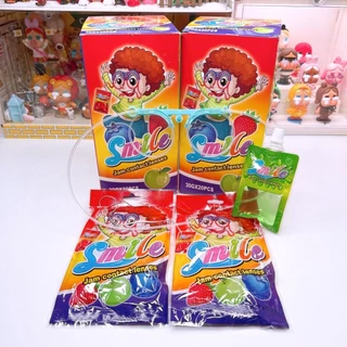 ตัวดูดแว่นตาน้ำหวานผลไม้ เเว่นตาดูดได้ <1 กล่อง 20 ชิ้น และ 1 กล่อง 24 ชิ้น>
