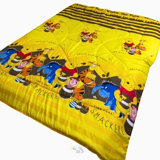 ผ้าห่ม 5 ฟุต (150x200cm) ผ้าคอตตอน ใยสังเคราะห์คุณภาพดี นุ่มฟูสบาย ระบายอากาศดี ไม่ร้อน ไม่อับชื้น
