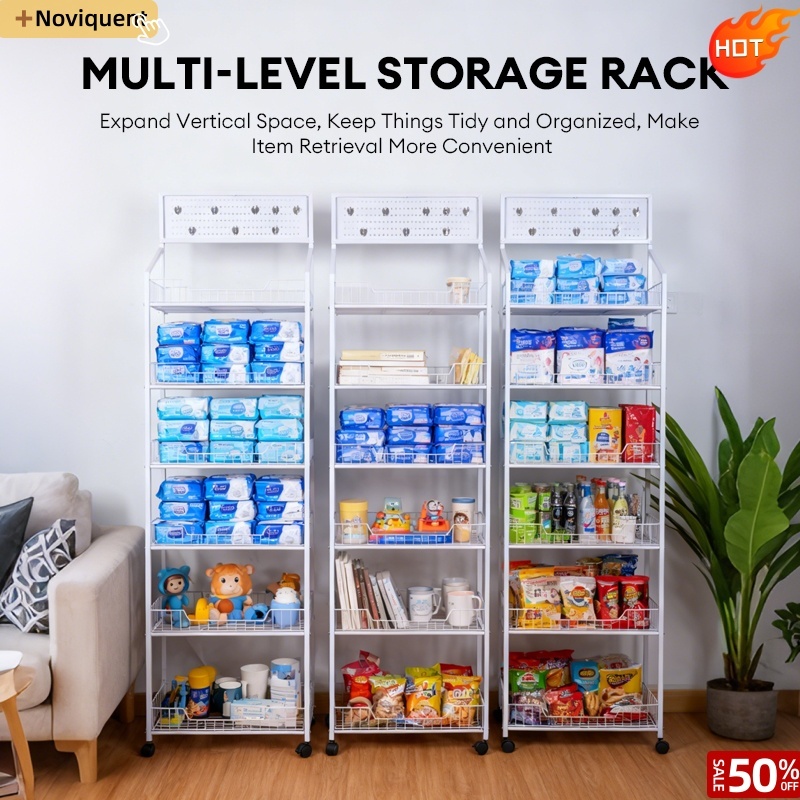 🔥โปรโมชั่น CODชั้นเก็บขนมขบเคี้ยวอาหารเครื่องดื่มชั้นวางจอแสดงผลมือถือชั้นเก็บชั้นหลายชั้น จัดส่งฟรี