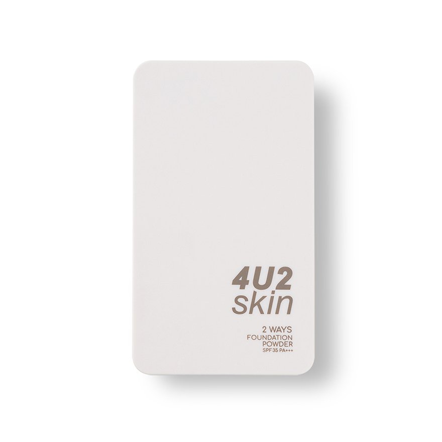 4U2 OFFICIAL SKIN 2WAYS FOUNDATION POWDER SPF35 PA+++ แป้งพัฟทูเวย์ ผสมรองพื้นให้การปกปิดสูงสุด