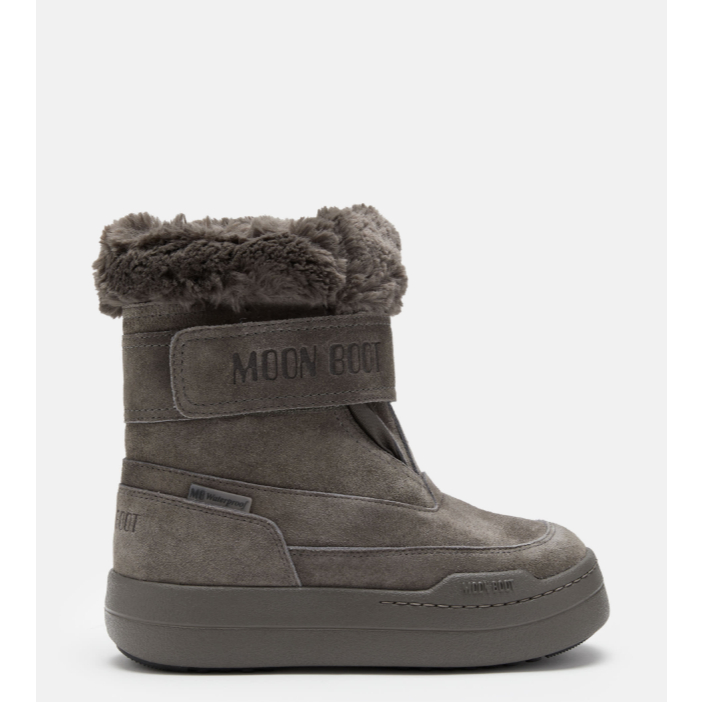 MOON BOOT JR PARK STRAP BOOT SUEDE