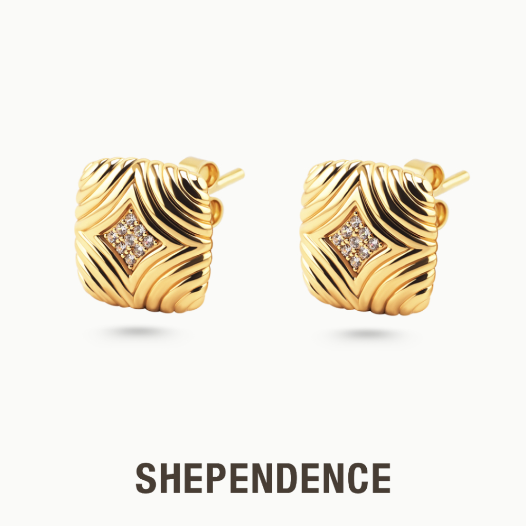 SHEPENDENCE ต่างหูก้าน Heirloom Bloom มินิมอล