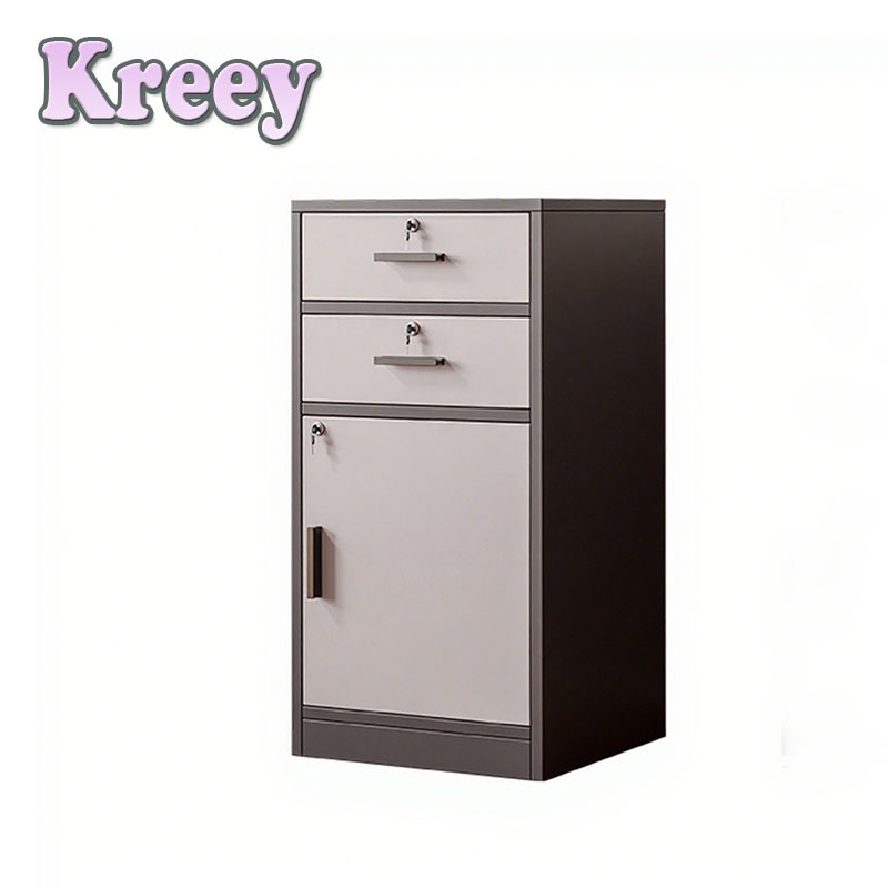 【Kreey】🔥สูง85CMตู้เอกสารสไตล์นอร์ดิก ตู้เอกสารสมัยใหม่พร้อมล็อค ตู้เอกสารสำหรับใต้โต๊ะทำงาน และตู้เก็บของสำหรับใช้ในบ้าน