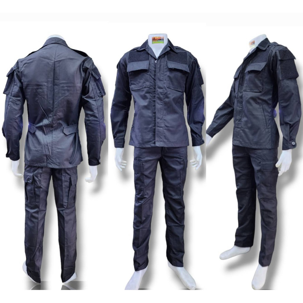 ชุดACUรุ่นตุ๊กแก ซิปมาตราฐาน YKK ✅️ติดตีนตุ๊กแกหน้าอก 4 นิ้ว ตีนตุ๊กแกคอ กระเป๋าข้างแขนพร้อมตีนตุ๊กแ