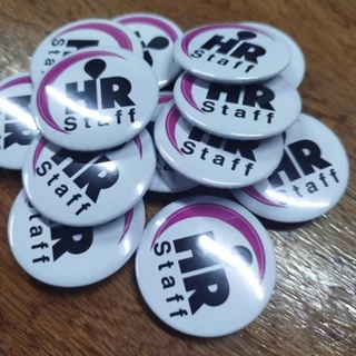 เข็มกลัด ทำเข็มกลัด ใส่รูป โลโก้ Badge Pin ไม่มีขั้นต่ำ! พิมพ์ลายเต็มวง
