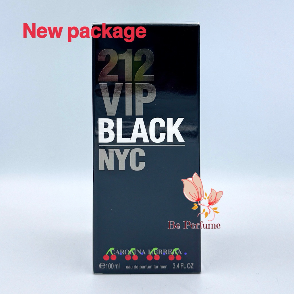 แท้กล่องซีลCarolina Herrera 212 VIP Black for Men EDP 100 ml.