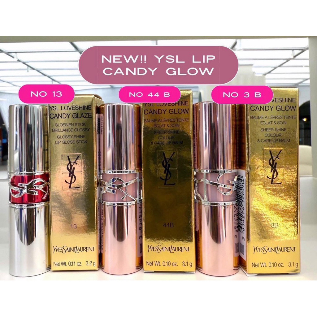 ✨ของแท้💯%จากKing Power✨ YSL LOVESHINE CANDY GLOW  ลิปบาล์มรุ่นใหม่