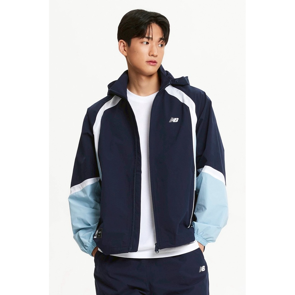 New Balance เสื้อกันหนาว รุ่น Uni N Color Block Warm-Up Jacket