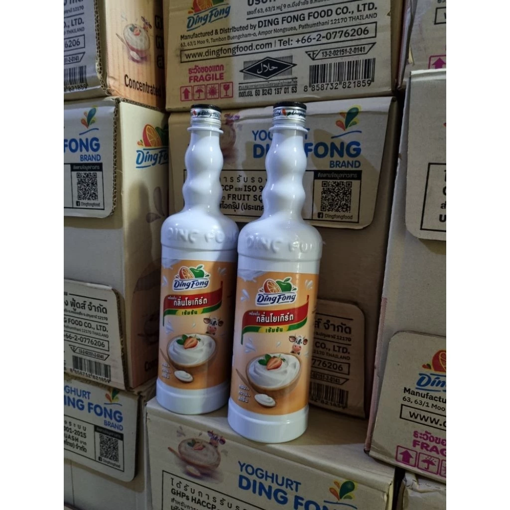 น้ำติ่งฟงโยเกิร์ต 760 ml #ยกลัง12ขวด ยกลังงดสั่งรวมสินค้าอื่นค่ะ