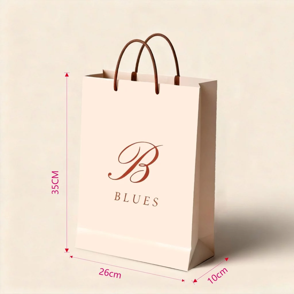 B BLUES ถุงกระดาษคุณภาพ ดีไซน์เก๋ พกพาง่าย สำหรับเสื้อผ้าและทุกโอกาส thumbnail 4