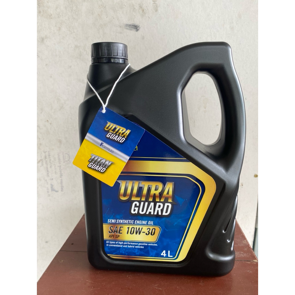 น้ำมันเครื่องกึ่งสังเคราะห์  formula เบนซิน 10w30  (4ลิตร