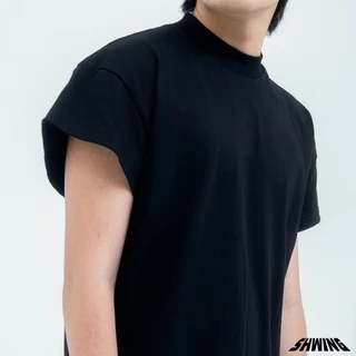 SHWING เสื้อแขนตัด ทรงปีกนก ผ้า No.20 หนานุ่ม Cotton 100% SUPER SHORT SLEEVES