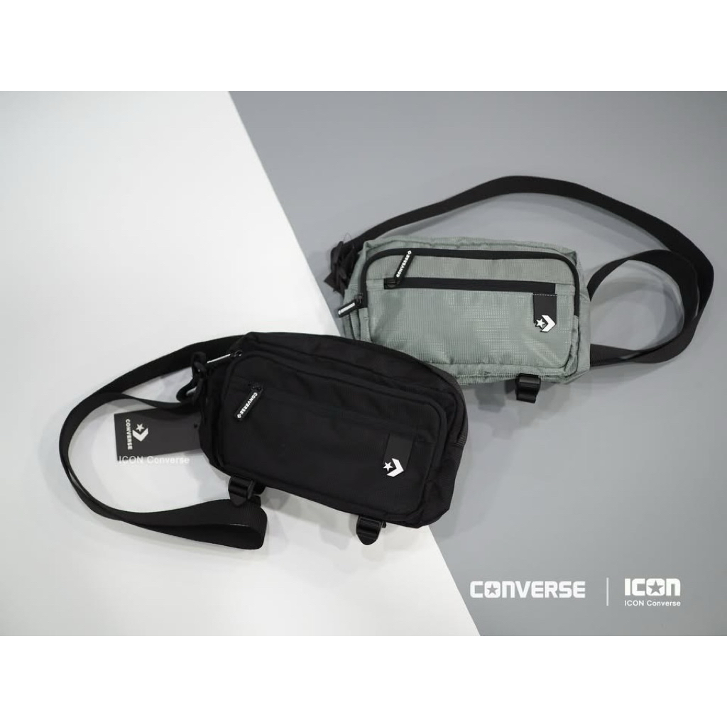 กระเป๋าสะพายข้าง Converse Chevron Flags Mini Bag I สินค้าลิขสิทธิ์แท้พร้อมถุง Shop I ICON Converse