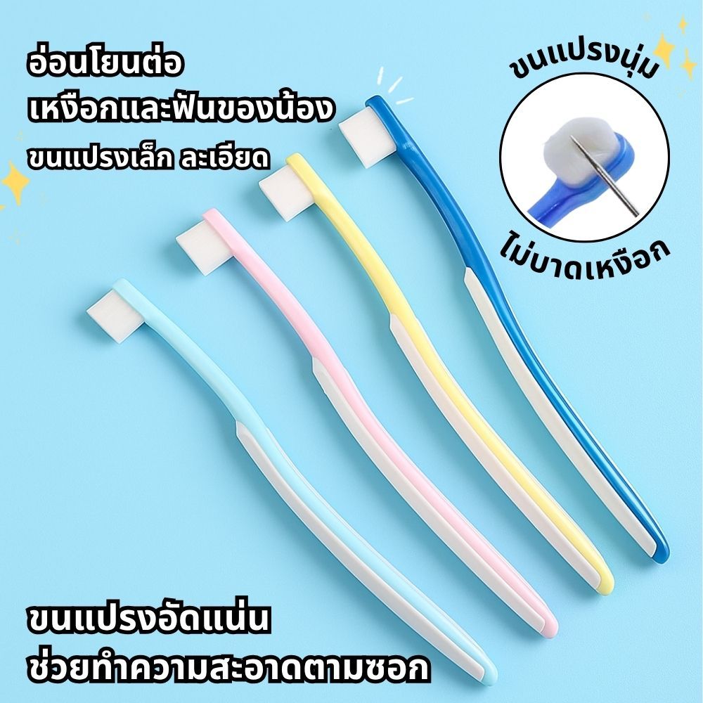 แปรงสีฟันสำหรับสัตว์เลี้ยง แปรงหัวขนาดกลาง ทำความสะอาดฟันสุนัข 1 ชิ้น