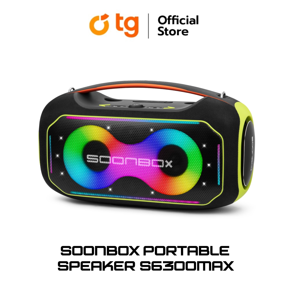(ลำโพง) SOONBOX PORTABLE SPEAKER S6300MAX (ไม่มีไมค์) (รับประกัน 1 ปี)