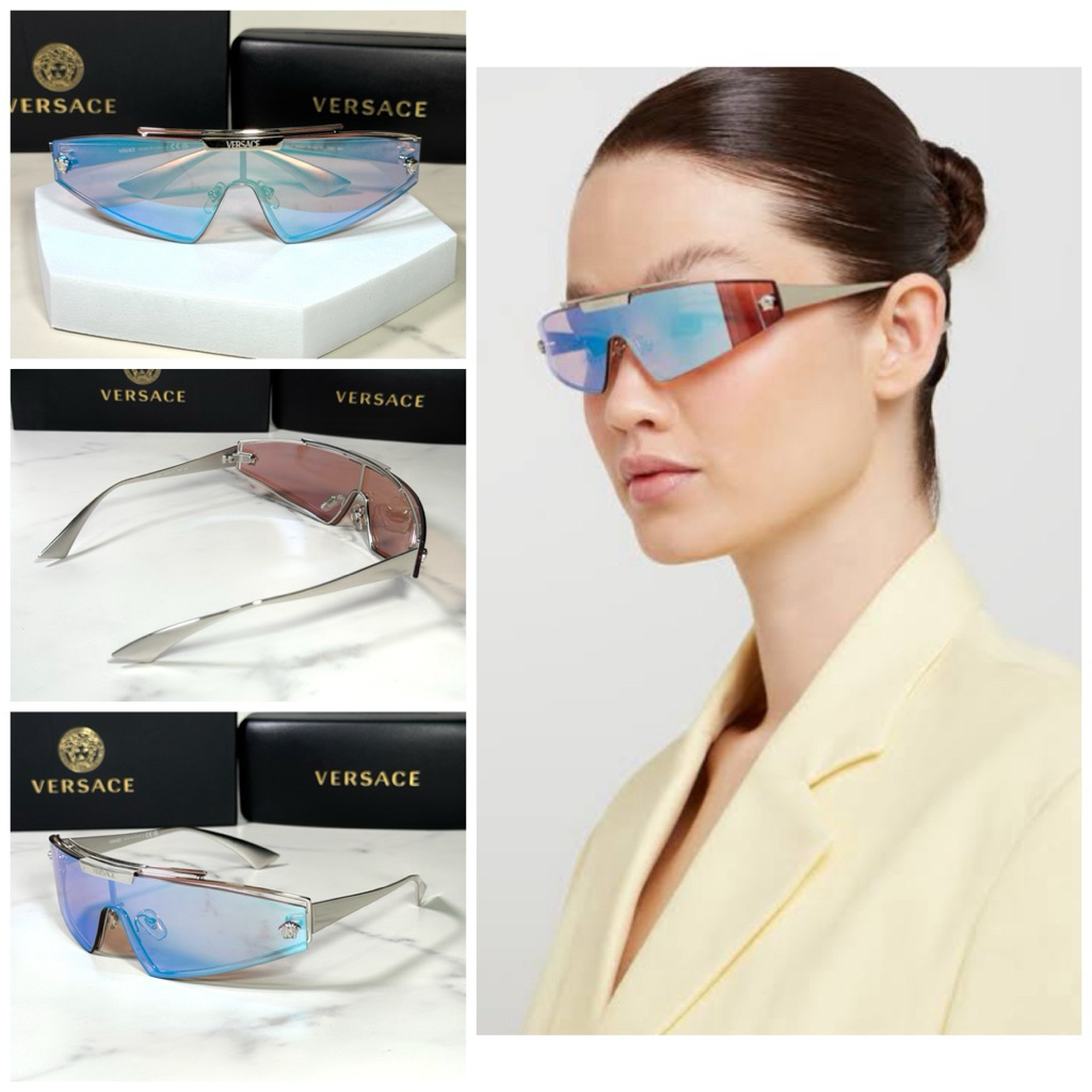 < Eyewear By Mr.B > - แว่นกันแดด Versace Mod.2205 มือ1 ของแท้ !! พร้อมอุปกรณ์ครบ