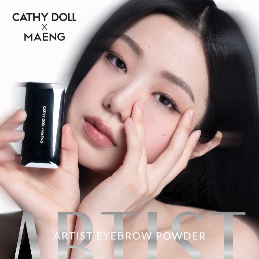 Cathy Doll x Maeng Artist Eyebrow Powder 1.8 g. + 1.8 g.พาเลทเขียนคิ้วเนื้อฝุ่นมัลติฟังก์ชัน - รูปที่ 7