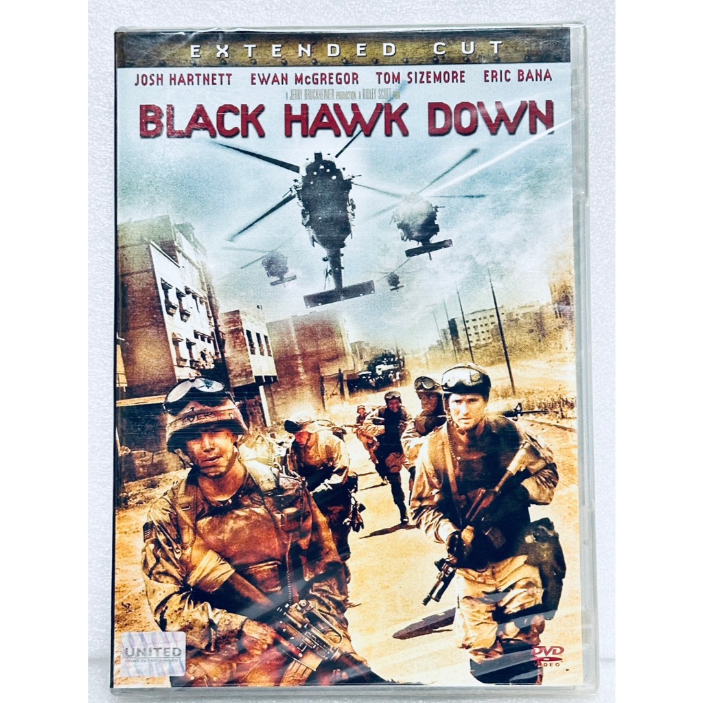 DVD : Black Hawk Down (2011) Extended Cut ยุทธการฝ่ารหัสทมิฬ " Josh Hartnett, Ewan McGregor "