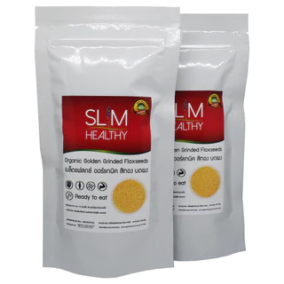 (1แถม1) เมล็ดแฟลกซ์บดผง สีทอง 100กรัม (ได้ทั้งหมด2ซอง) ออร์แกนิค Organic Golden Flaxseeds Powder