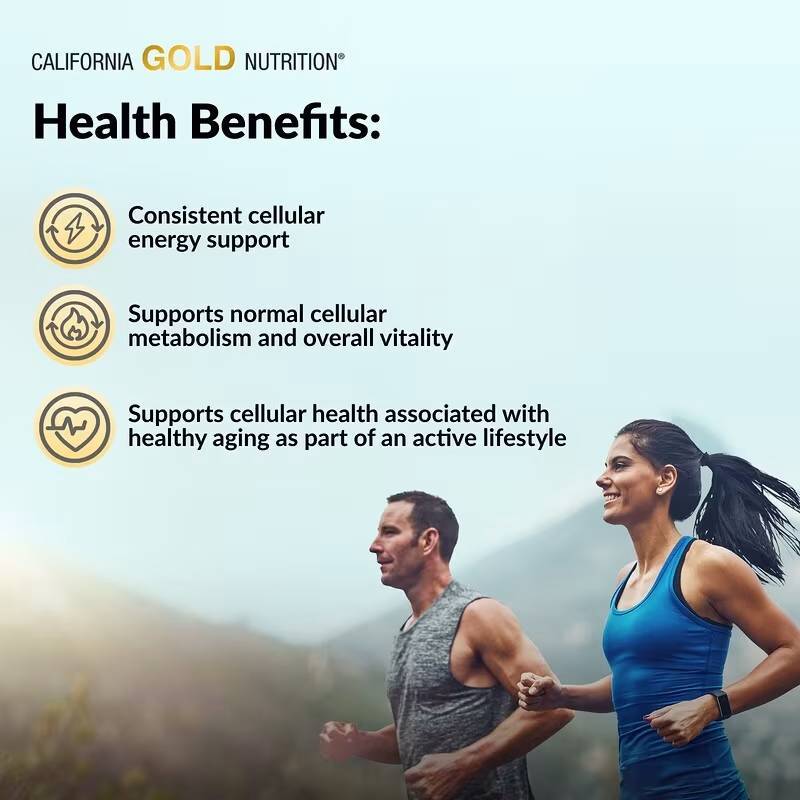 NMN นิโคตินาไมด์โมโนนิวคลีโอไทด์  California Gold Nutrition, NMN, 175 mg , 180 Veggie Capsules - รูปที่ 3