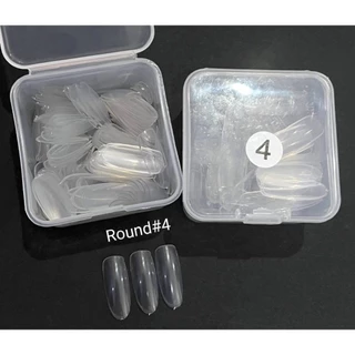 Tip PVC เล็บปลอมฝึกสีใส หลายตัวเลือก กล่องเหลี่ยม สำหรับฝึกทำเล็บ,ทำชาร์ตโชว์สี moding
