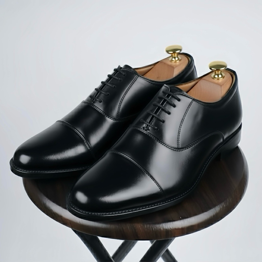 cap-toe oxford - charles (รองเท้าหนังวัวแท้)