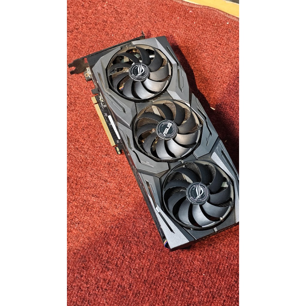 การ์ดจอ ASUS ROG STRIX RX5700XT O8G GAMING มือสอง สภาพดี ใช้งานได้ปกติ
