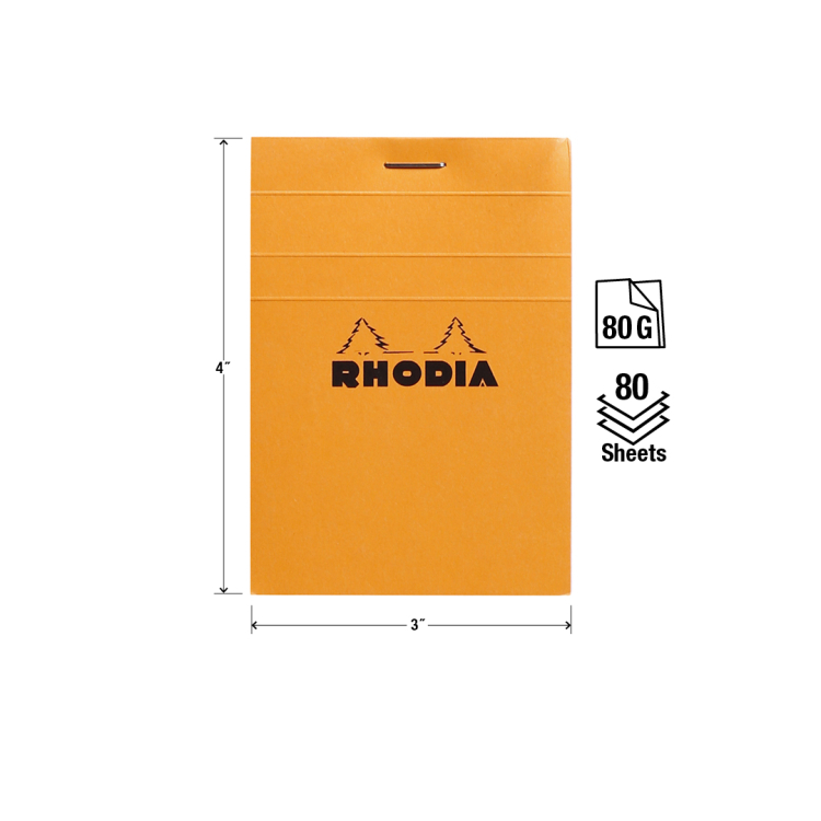 Rhodia دفتر N°11 مربعات A7 ‏80 ورقة — صورة 3