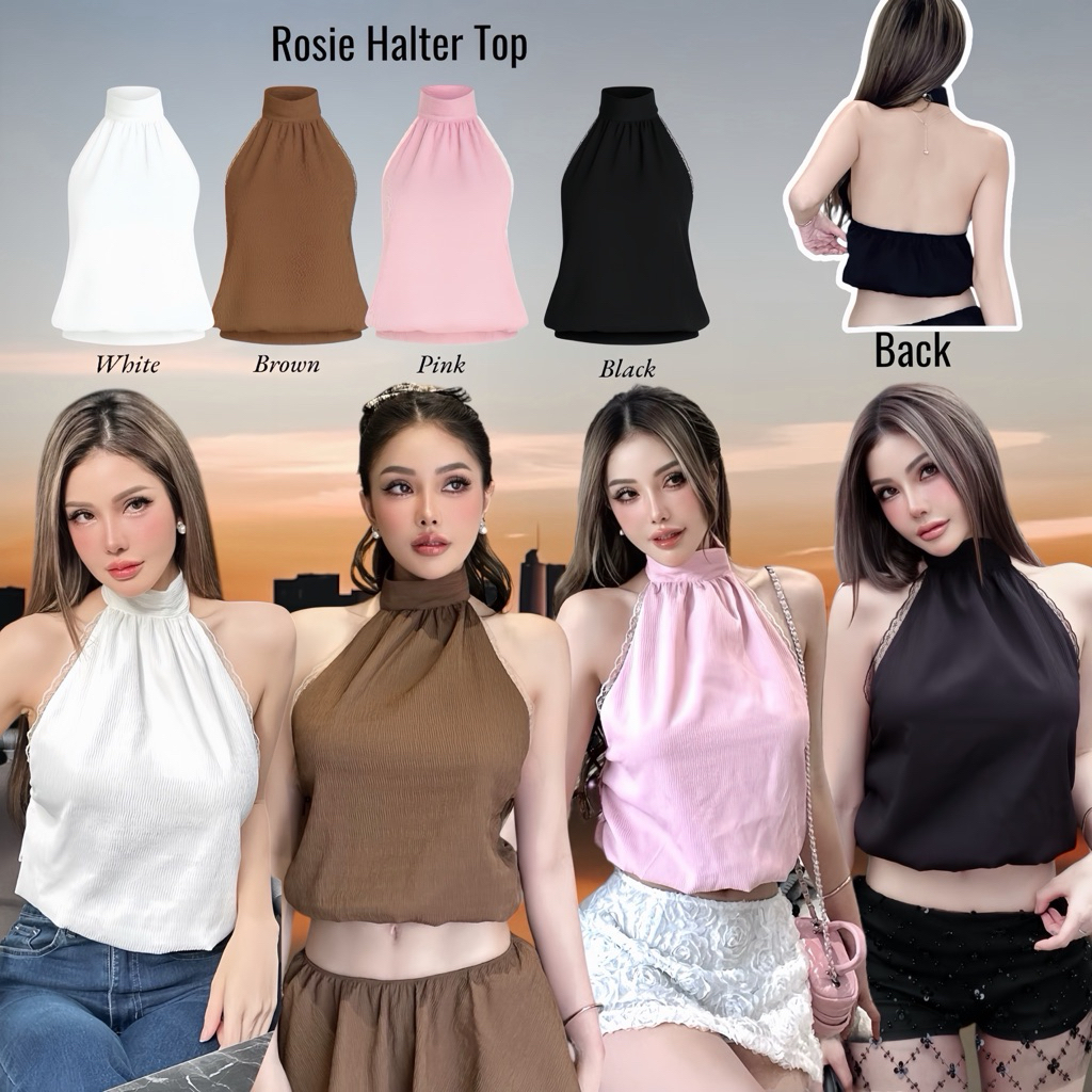 HH763🖤Rosie Halter Top (520.-)