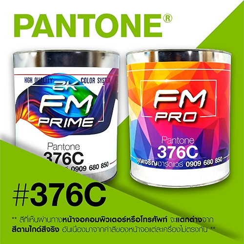 (ราคาต่อลิตร) สี PANTONE 376 C / PMS 376 C