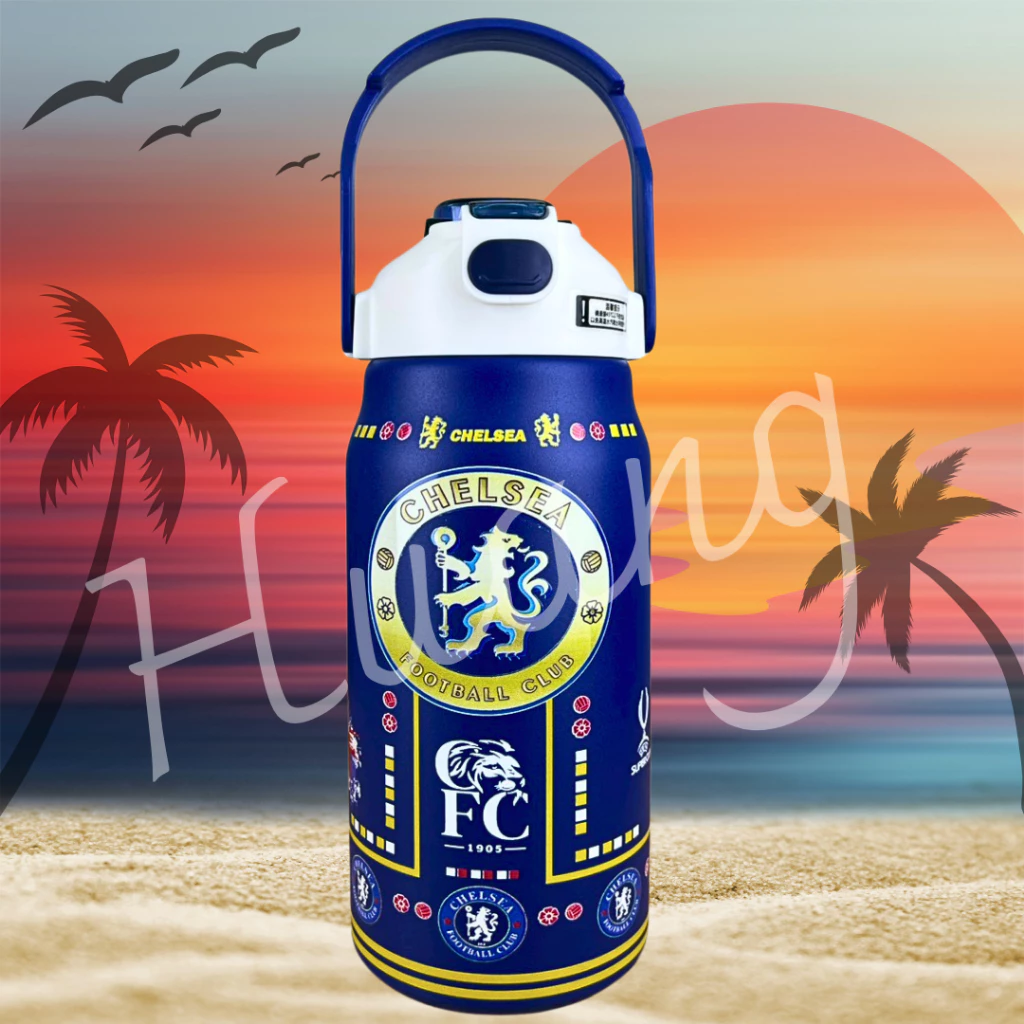 กระบอกน้ำเก็บความเย็น ขนาด1500 ml ใหญ่จุใจ มาพร้อมหูหิ้ว2ช่องดื่ม เก็บความเย็น 8-16 ชั่วโมง  สแตนเลส304 พร้อมส่ง thumbnail 3