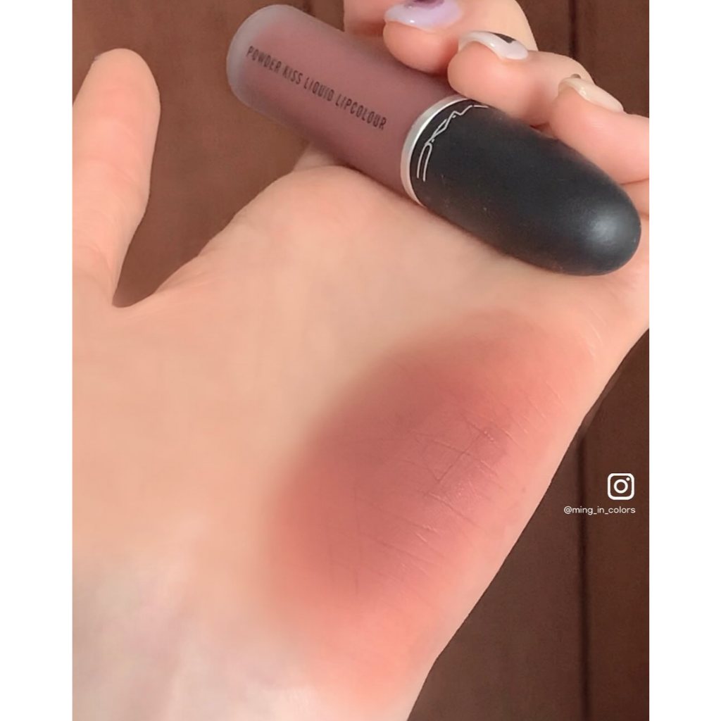 (สี Over The Taupe) Mac Powder Kiss Liquid Lipcolour ของแท้จากช็อปเกาหลี✔️ Pre-order ลิปติดทน 10 ชม