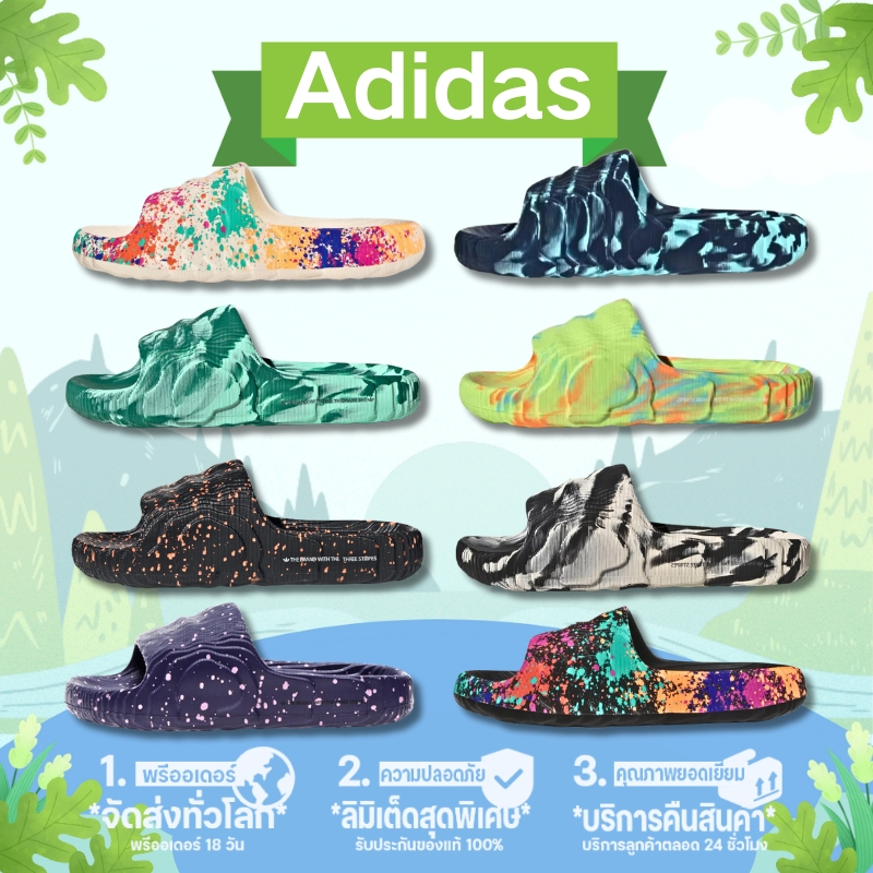 Adidas originals ADILETTE 22  สำหรับทั้งชายและหญิง รองเท้าแตะ