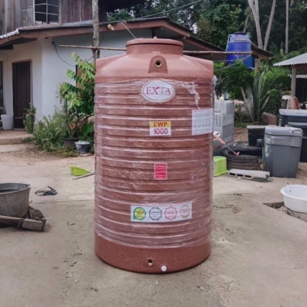 EXTA ถังเก็บน้ำขนาด 1000 ลิตร สีน้ำเงิน และสีลายแกรนิตทราย, เทา, เขียว, แดง ราคา ถูกที่สุด ดีลบีเคเค แกลเลอรีภาพที่ 6