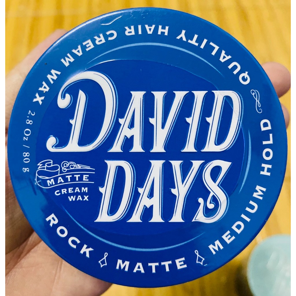 เดวิด เดส์ David Days  ร็อค แมท มีเดียม โฮลด์ ครีม แวกซ์ สูตรด้าน 80กรัม อยู่ทรง ไม่เงา